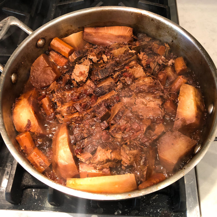 Spanish Braised Brisket for Passover, Hanukkah